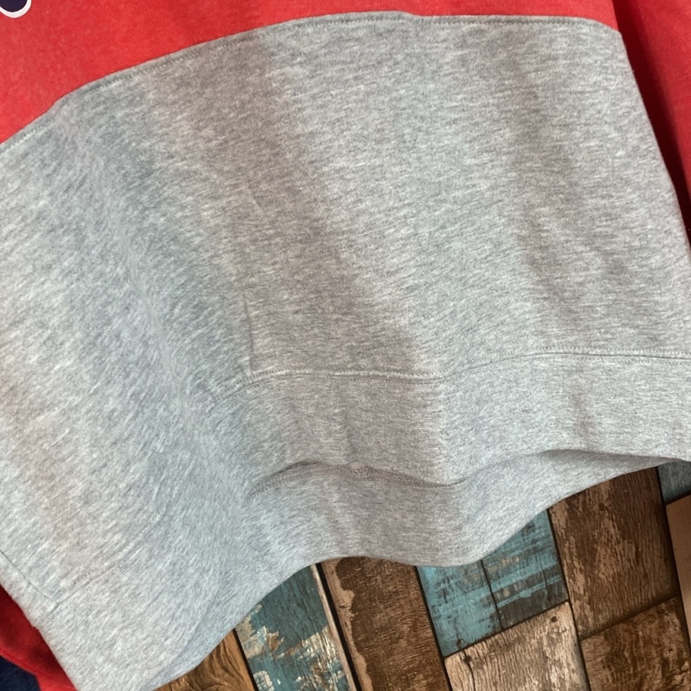 Patriots small cozy high low hoodie sweatshirt - Picture 4 of 16
